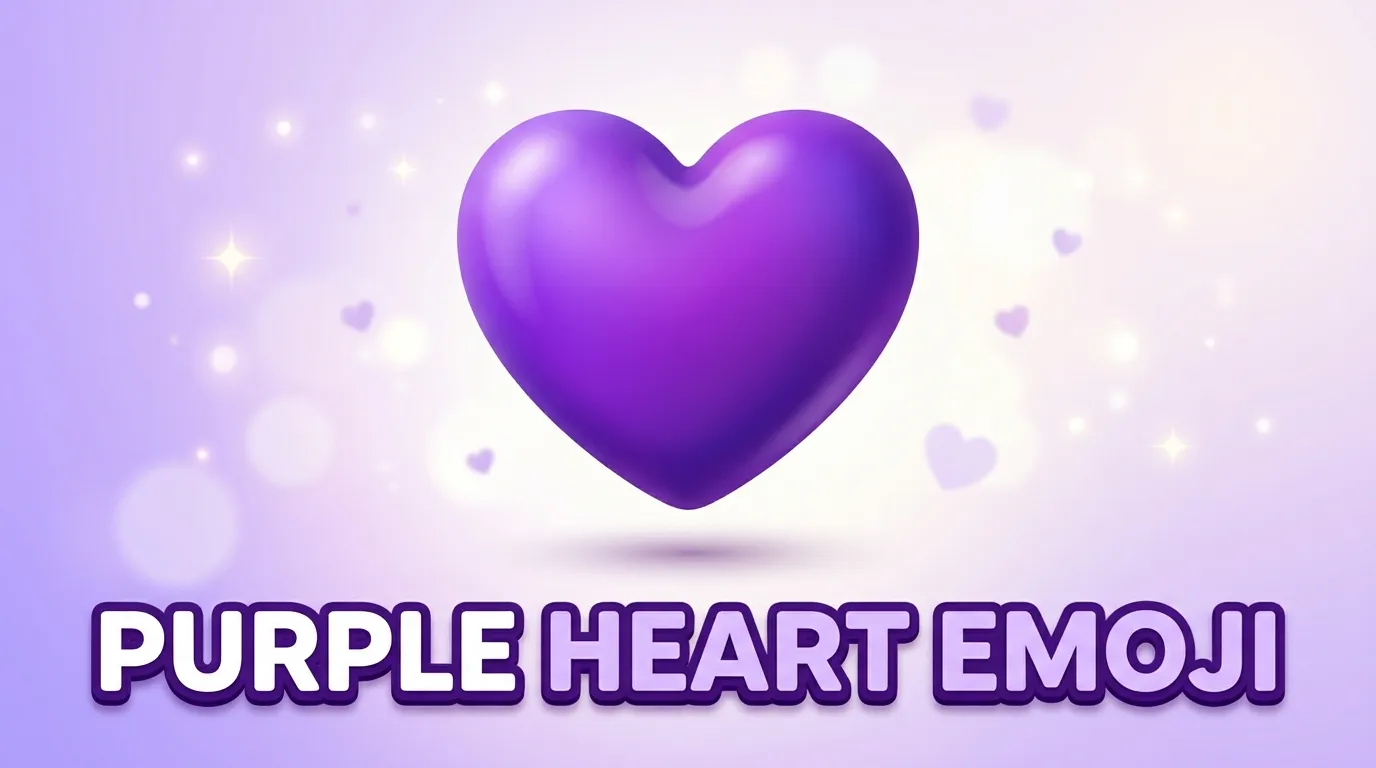 Purple Heart Emoji