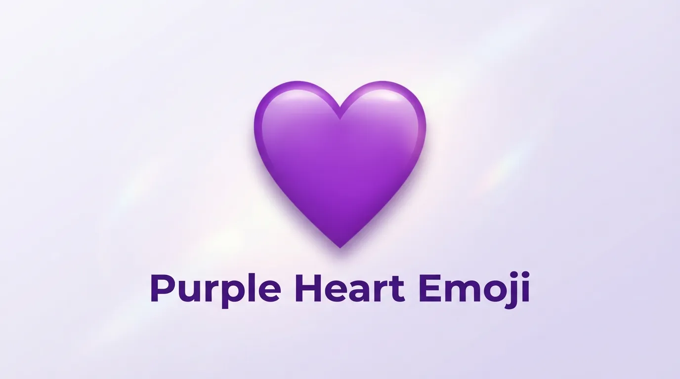Purple Heart Emoji