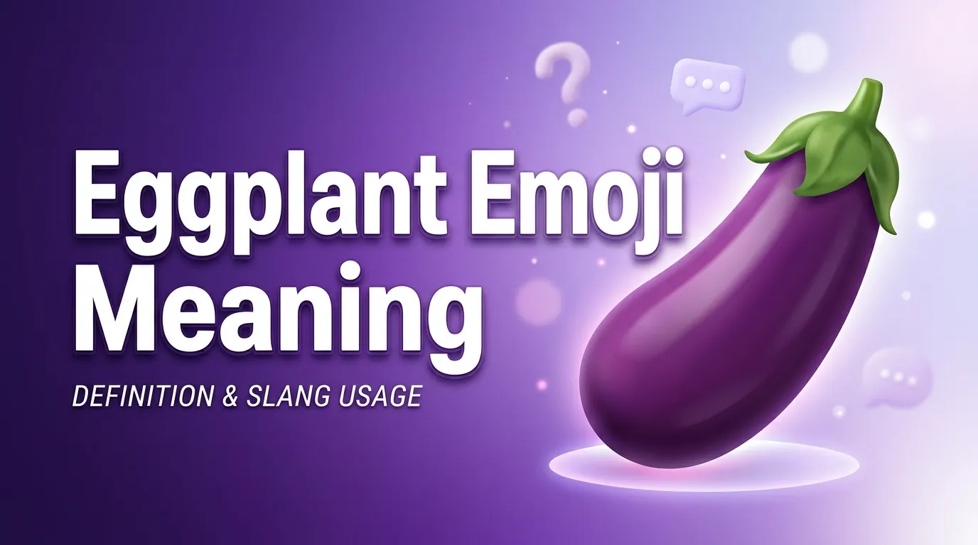 what does the eggplant emoji mean